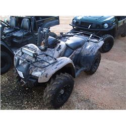 2013 HONDA RANCHER TRX 420 ATV, S/N 1HFTE35H5D4600404, WINCH,4X4, SNORKEL KIT, LIGHT BAR, METER READ