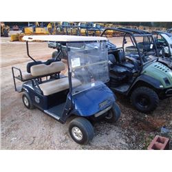 E-Z-GO GOLF CART, S/N 1583541, ELECTRIC, REAR SEAT, WINDSHIELD