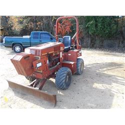 DITCH WITCH 3700 TRENCHER, S/N 2003, 314 8' TRENCHER, FRONT BLADE, METER READING 994 HOURS