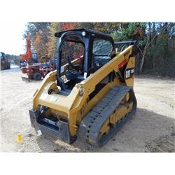 CAT 289D SKID STEER LOADER, S/N TAW01986 (14 YR) TRACK TYPE, CANOPY, METER READING 857 HOURS