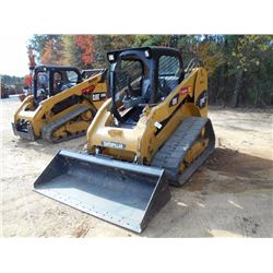CAT 279C2 SKID STEER LOADER, S/N KWB01471 (13 YR) TRACK TYPE, CANOPY, METER READING 766 HOURS