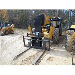 CAT TL1255C TELESCOPIC FORKLIFT, S/N DHW00575, (13 YR) 12,000# CAPACITY, TILT, QUICK COUPLER, OUTRIG
