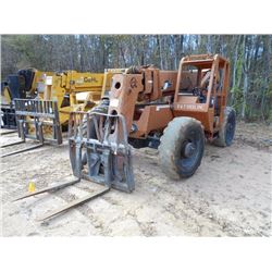 LULL 644B-42 TELESCOPIC FORKLIFT, S/N 99Z24N21-787, 6,000# CAPACITY, 42' REACH, TILT FORKS, CANOPY, 