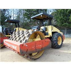 DYNAPAC CA262PD VIBRATORY ROLLER, S/N 67320491, 84" PADFOOT DRUM, CUMMINS ENG, CANOPY, METER READING
