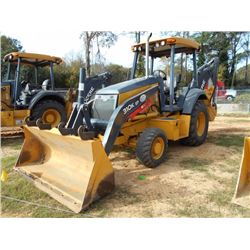 JOHN DEERE 310K EP 4X4 LOADER BACKHOE, S/N 256841 (14 YR) GP BUCKET, 24" HOE BUCKET, CANOPY, METER R