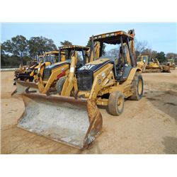 CAT 420D LOADER BACKHOE, S/N FDP07252, GP BUCKET, 24" HOE BUCKET, CANOPY, METER READING 6,641 HOURS