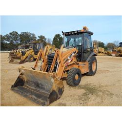 CASE 580 SUPER M 4X4 LOADER BACKHOE, S/N N8C505846, MP BUCKET, 24" HOE BUCKET, ECAB W/AIR, METER REA
