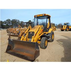 JCB 214 4X4 LOADER BACKHOE, S/N 903915, GP BUCKET, 24" HOE BUCKET, CANOPY, METER READING 4,140 HOURS