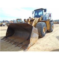 CAT 980H WHEEL LOADER, S/N JMS01655 (06 YR) GP BUCKET W/TEETH, ECAB W/AIR, 29.5R25 TIRES, METER READ