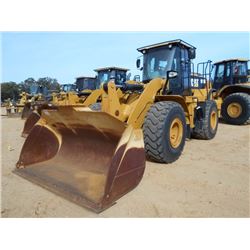 CAT 950K WHEEL LOADER, S/N R4A00988,(12 YR) GP BUCKET, ECAB W/AIR, BACK UP CAMERA, 23.5R25 MICHELIN 