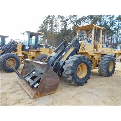 CAT IT28F WHEEL LOADER, S/N 3CL01847 (96YR) GP BUCKET, FORKS, CANOPY, 23.1-26 TIRES, METER READING 9