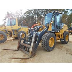 JOHN DEERE 444K WHEEL LOADER, S/N 634637, FORKS, ECAB W/AIR, 17.5R25 TIRES, METER READING 7,874 HOUR
