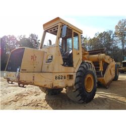 JOHN DEERE 862B SERIES II MOTOR SCRAPER, S/N 851215, ELEVATING, CANOPY,29.5-25 TIRES, METER READING 