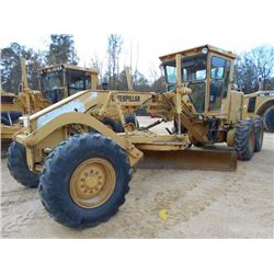 CAT 12G MOTOR GRADER, S/N 61M15539, 12' HYD MOLDBOARD W/TILT CONTROL, SCARIFIER, ECAB W/AIR, 14.00-2