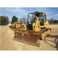 JOHN DEERE 750C CRAWLER TRACTOR, S/N 838090, STRAIGHT BLADE W/TILT, ECAB W/AIR, SWEEPS, METER READIN