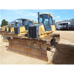 JOHN DEERE 700J LGP CRAWLER TRACTOR, S/N 115093, (05 YR) 6 WAY BLADE, ECAB W/AIR, METER READING 5,02