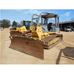 KOMATSU D41P-6 CRAWLER TRACTOR, S/N B21482, 6 WAY BLADE, ECAB W/AIR, SWEEPS, REAR SCREENS, METER REA