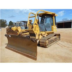 KOMATSU D41E-6 CRAWLER TRACTOR, S/N B30047, 6 WAY BLADE, ECAB W/AIR, SWEEPS, REAR SCREENS, METER REA