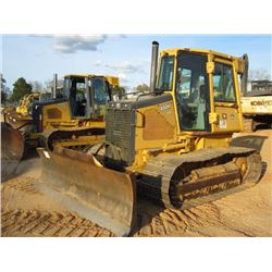JOHN DEERE 650H LGP CRAWLER TRACTOR, S/N 908199, (02 YR) 6 WAY BLADE, ECAB W/AIR, METER READING 7,16