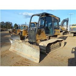 JOHN DEERE 550J LGP CRAWLER TRACTOR, S/N 132661 (09 YR) 6 WAY BLADE, EROPS W/AIR, FORESTRY PROTECTIO