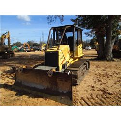 NEW HOLLAND DC80 CRAWLER TRACTOR, S/N 13141278, 6 WAY BLADE, CANOPY, SWEEPS, SIDE & REAR SCREENS, ME