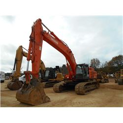 HITACHI ZX450LC-3 HYDRAULIC EXCAVATOR, S/N FF01J30020765, 12'-10" STICK, 60" BUCKET, ECAB W/AIR, MET