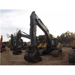 VOLVO EC300DL HYDRAULIC EXCAVATOR, S/N 210053, (11 YR) 10'8" STICK, 57" BUCKET, ECAB W/AIR, METER RE