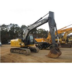 JOHN DEERE 160D LC HYDRAULIC EXCAVATOR, S/N 050834 (11 YR) 10'2" STICK, 42" BUCKET, HYDRAULIC THUMB,