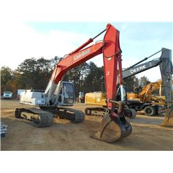 LINKBELT 210LX HYDRAULIC EXCAVATOR, S/N K3J2-6296, 9' 6" STICK, 36" BUCKET, ECAB W/AIR