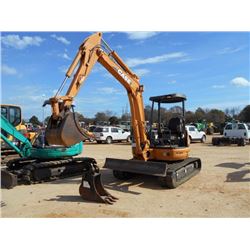 CASE CX50B MINI HYDRAULIC EXCAVATOR, S/N NBTN82570, (11 YR) 5'1" STICK, 24" BUCKET, 14" BUCKET, AUX 