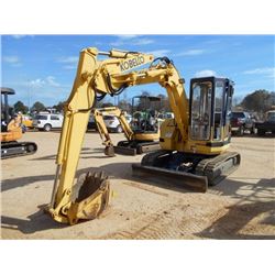 KOBELCO SK50UR MINI HYDRAULIC EXCAVATOR, S/N YJ01631, 76" STICK, 22" BUCKET, ECAB, OFF SET BOOM, BAC