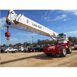 LINK-BELT ROUGH TERRAIN CRANE, S/N 47I0U-162, 3 SECTION 70' BOOM, 24' JIB, ANTI 2 BLOCK, BALL, 3 SHE