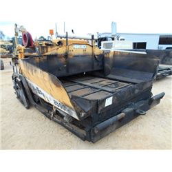 LEEBOY L8500T ASPHALT PAVER, S/N 43165, HATZ DIESEL ENG, 8'-15' LEGEND SCREED, METER READING 2,031 H