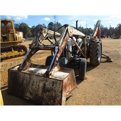 FORD 5000 LOADER BACKHOE, S/N, GP BUCKET, 24" HOE BUCKET (DOES NOT RUN)
