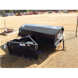 CAT 7' ANGLE BROOM ATTACHMENT, S/N AZND4463, (12 YR)FITS SKID STEER LOADER