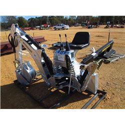 BACKHOE ATTACHMENT FIT SKID STEER LOADER