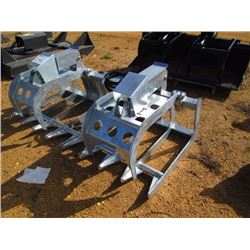 72" HYD GRAPPLE FIT SKID STEER LOADER