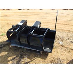 72" INGERSOL RAND BOBCAT GRAPPLE BUCKET FIT SKID STEER LOADER