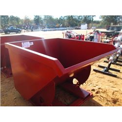 STANDARD DUTY 2 CU YD SELF DUMPING HOPPER, 4,000# CAPACITY