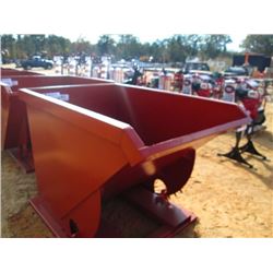STANDARD DUTY 1.5 CU YD STACKABLE SELF DUMPING HOPPER, 4,000# CAPACITY