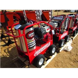EASY KLEEN MAGNUM 4000 SERIES PRESSURE WASHER, 4,000 PSI, DIESEL FIRE BURNER, ELECT START ENGINE, 15