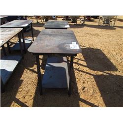 HEAVY DUTY 30X57 WELDING SHOP TABLE W/SHELF