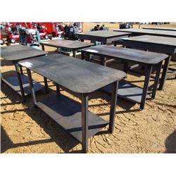 HEAVY DUTY 30X57 WELDING SHOP TABLE W/SHELF