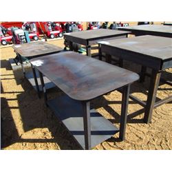 HEAVY DUTY 30X57 WELDING SHOP TABLE W/SHELF
