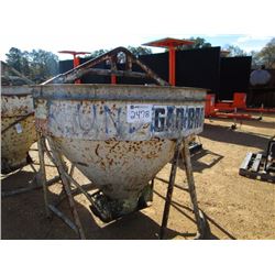 CONCRETE BUCKET 10,800# CAP