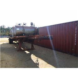 3 FUEL TANKS MTD ON KENT WELDING 40' T/A FLATBED TRAILER, S/N 2819