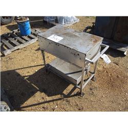 STEEL FRAME W/2 METAL BOXES