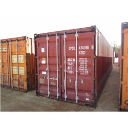 40' STEEL SHIPPING CONTAINER