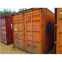 20' STEEL SHIPPING CONTAINER
