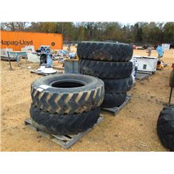 1 LOT (6) 14.00R24 TIRES